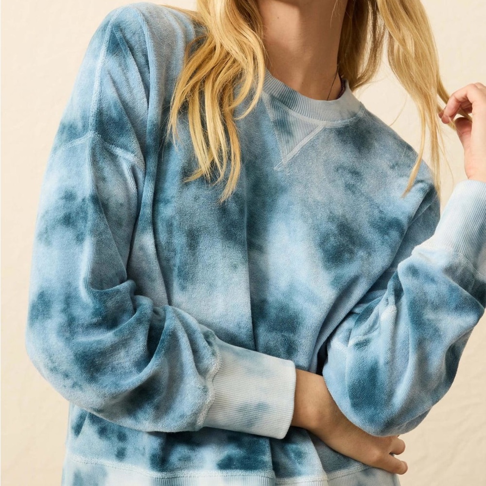 Faherty High Tide Terry Crew Sweatshirt